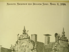 Goldwaage, or Custom-House, Groningen, Holland, EUR, 1899, Johan Isebrants