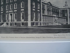 Morgan Hall, Graduate School of Business, George A. Baker Foundation, Harvard University, Cambridge, MA, 1927, McKim, Mead and White