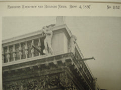 Second Story of the Palazzo Communale, Brescia, Italy, EUR, 1897, Tommaso Formentone, Jacopo Sansovino, Andrea Palladio & Luigi Vanvitelli