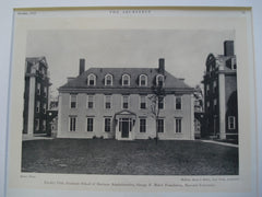 Faculty Club, Graduate School of Business, George A. Baker Foundation, Harvard University, Cambridge, MA, 1927, McKim, Mead and White