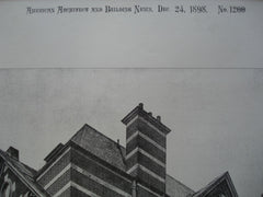 54 Mount Street, W., Lord Windsor's New House, London, England, UK, 1898, Fairfax B. Wade