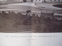 United States Capitol, East Front, Washington , DC, 1878, Stephen L. Hallet, George Hadfield, James Hoban, Benjamin H. Latrobe, Charles Bulfinch & Thomas U. Walter