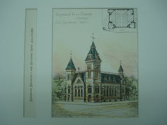 Jefferson Park Church , Chicago, IL, 1878, J. C. Cochrane