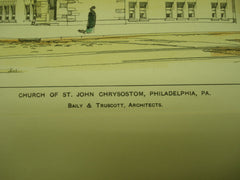 Church of St. John Chysostom , Philadelphia, PA, 1899, Baily & Truscott