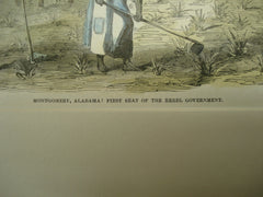 The First Seat of the Rebel Government, Montgomery, AL, 1861, n/a