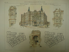 Warren Suburban Apartment House , Roxbury, Boston, MA, 1886, Mr. Carl Fehmer