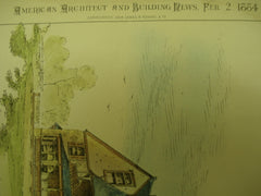 Residence of Mr. S. P. Hinckley , Lawrence, NY, 1884, Lamb & Rich