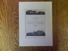 Almshouse for Scranton Poor-District, Clark's Summit, PA, 1906, Lithograph. E.H. Davis