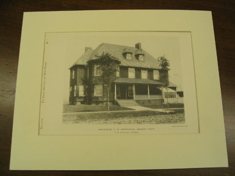 Residence of G. W. Nettleton, Detroit, MI, 1890, G. W. Nettleton