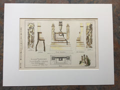 Blake Monument, Mount Auburn Cemetery, Boston, MA, 1885, Original Hand Colored