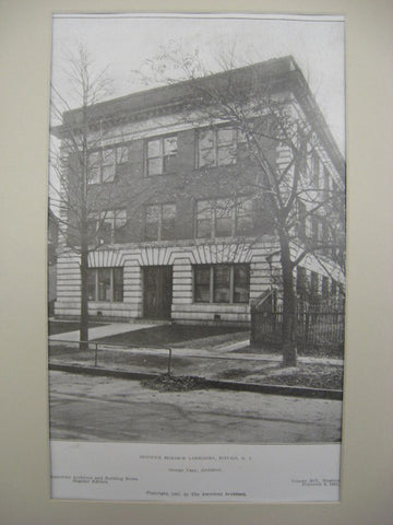 Gratwick Research Laboratory, Buffalo, NY, 1907, J. Foster Warner