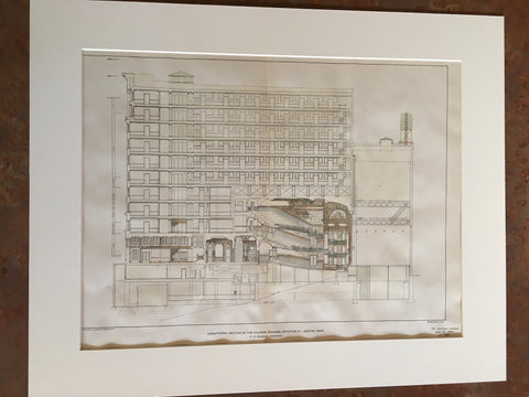 Colonial Building, Theatre, Boylston St, Boston, MA, 1901, Original Hand Colored -