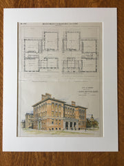 Agassiz Grammar School, Jamaica Plain, MA, 1892, Edmund Wheelwright, Original
