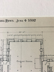 Agassiz Grammar School, Jamaica Plain, MA, 1892, Edmund Wheelwright, Original