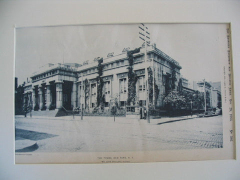 The Tombs, New York, NY, 1885, John Haviland