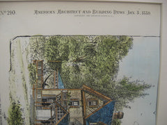 House of S. B. Pratt, Forest Hills, MA, 1880, Cummings and Sears
