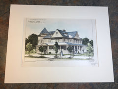 Boston Gift Shop, Magnolia, MA, 1901, Rand & Skinner, Original Hand Colored -