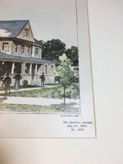 Boston Gift Shop, Magnolia, MA, 1901, Rand & Skinner, Original Hand Colored -
