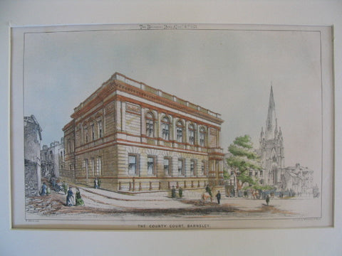 County Court, Barnsley, England, UK, 1871, T. C. Sorby