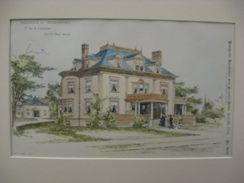 Residence for E. Lohman, Bensonhurst, NY, 1894, Parfitt Brothers
