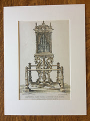 Centennial Case for Daniel Lawrence & Sons, Boston, 1901, Hand Colored Original -