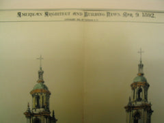 Cathedral of St. Peter and St. Paul, Indianapolis, IN, 1892, Renwick, Aspinwall and Russell