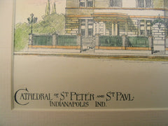 Cathedral of St. Peter and St. Paul, Indianapolis, IN, 1892, Renwick, Aspinwall and Russell