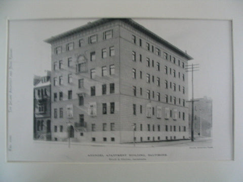 Arundel Apartment Building, Baltimore, MD, 1889, Wyatt and Nolting