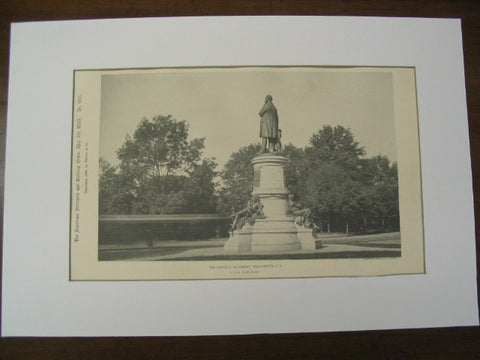 The Garfield Monument, Washington, DC, 1893, J. Q. A. Ward