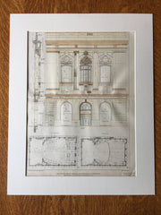 Colonial Theatre on Boylston AND Theatre on Tremont, Boston, MA, 1901-1902, Includes 4 Large Pictures, Hand Colored Original -