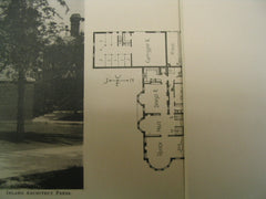 SE View of Residence at No. 620 Division St., Cor. Lake Shore Drive, Chicago, IL, 1890, Pond & Pond