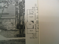 Chicago Residence and the Residence of Perry Trumbull, Chicago and Edgewater, IL, 1890, Burnham & Root and J. L. Silsbee