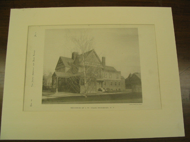 Residence of J. W. Gillis, Rochester, NY, 1890 – St. Croix Architecture