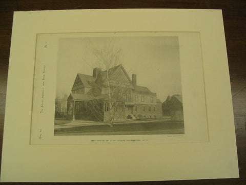 Residence of J. W. Gillis, Rochester, NY, 1890