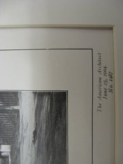 Stable of Frederick P. Fish, Longwood, MA, 1904, Winslow and Bigelow