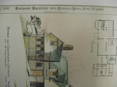 Stable and Coachman's Cottage, for Thomas Proctor Beverly, MA, 1886, Hartwell and Richardson