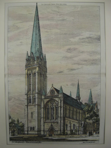 St. Stephen's Church, Bournemouth, England, UK, 1884, John L. Pearson