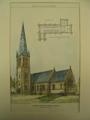 Parish Church in Hordle, Hants, UK, 1872, Giles and Gane