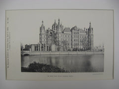 Grand Ducal Palace, Schwerin, Prussia, 1892, Unknown