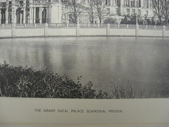 Grand Ducal Palace, Schwerin, Prussia, 1892, Unknown