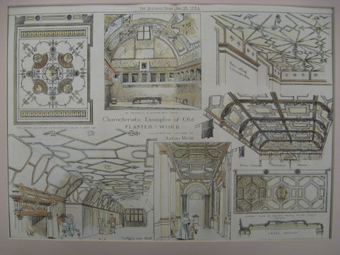 Old Plaster-Work, UK, 1884, Aston Webb