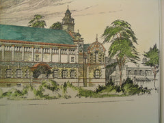 West Ham Technical Institute and Public Library, West Ham, England, UK, 1895, Gibson and Russell