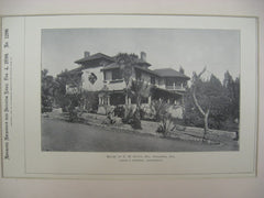 House of D. M. Smyth, Pasadena, CA, 1899, Locke and Munsell