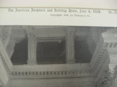 Vestibule of the Palais de Justice, Brussels, Belgium, EUR, 1892, M. J. Poelaert