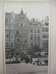 Street Fronts, Cologne, Germany, EUR, 1892