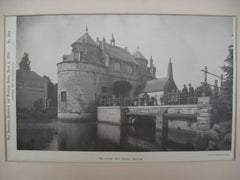 Ostend Gate, Bruges, Belgium, EUR, 1892