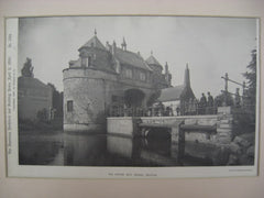 Ostend Gate, Bruges, Belgium, EUR, 1892