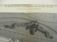 Chamber of the House of Representatives at the Massachusetts State-House, Boston, MA, 1892, Charles Bulfinch