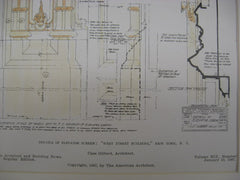 Elevator Screen at West Street Building, New York, NY, 1907, Cass Gilbert
