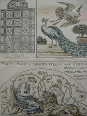 Aesop's Fables Panels, Holland Park, UK, 1884, Walter Crane